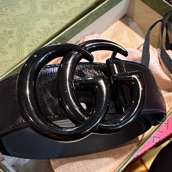 Authentic Gucci GG Marmont wide belt - Picture 1 of 9